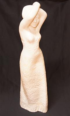 Velká socha ve stylu ART-DECO Dívka s vějířem Luděk HAVELKA