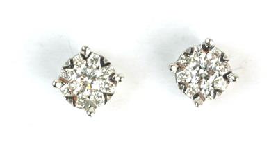 Zlaté náušnice s brilianty 0,30 ct