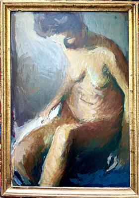 Jiří Horník: Sedící akt (1941)