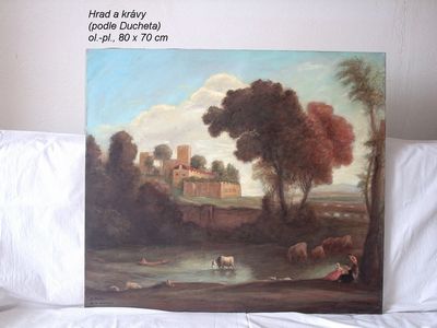 Hrad a krávy podle Ducheta