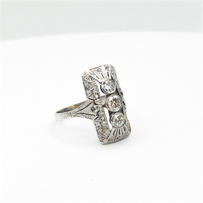 Briliantový prsten, Art Deco