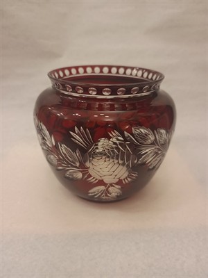 Váza s růžemi - Lötz