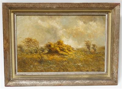 Z Vysočiny - Krajina před bouří Karel KRČMA olej na plátně