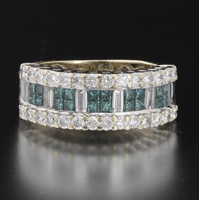 Zlatý prsten s diamanty