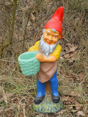 Velký trpaslík stojící , výška 59 cm