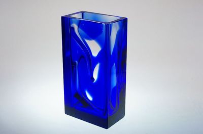 Váza z kobaltového skla - Václav HANUŠ