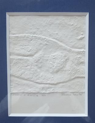 Zoubek Olbram: Oblak. Reliefní tisk z roku 1991.