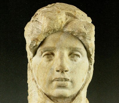 Václav ANTOŠ - PORTRÉT, pískovec