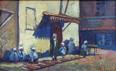 Viktor Stelzer - Arabští muži na ulici