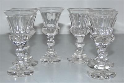 Souprava Bidermeier likérových sklenic