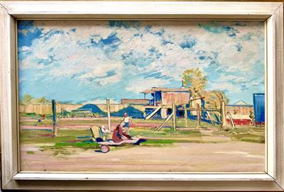 Václav Knotek Juhas: 1.Hřiště / 2.Podzim (XLformát