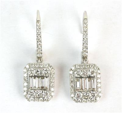 Zlaté náušnice s brilianty 1,50 ct