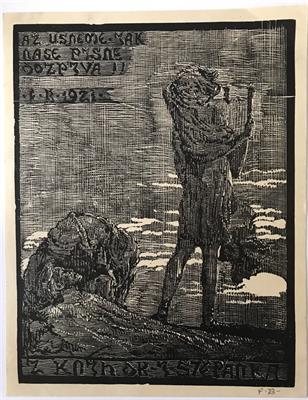 František Bílek, Ex Libris Dr. J. Štěpánka, 1921.