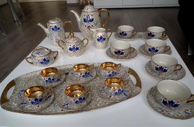 Art deco porcelánový servis - 30 ks.