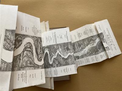 Tombleson's Rhine - 69 rytin a panorama Rýna, komplet