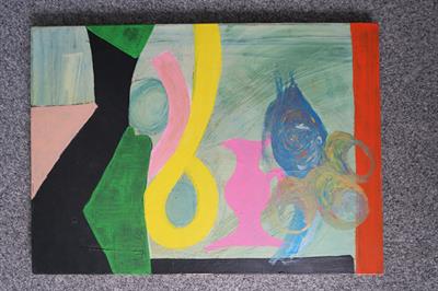 Moderné zátiší- signatura na rubu