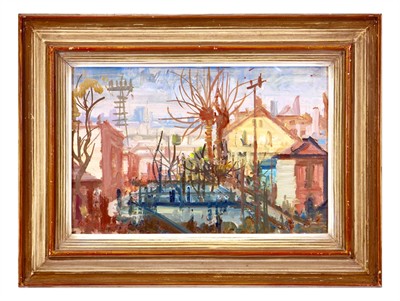 Stanislav Ježek: Motiv z pražských Záběhlic (1952?)