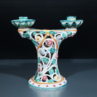 Art deco svícen, Giovanni Lapucci, Perugia Itálie