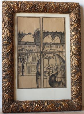 Jan Bružeňák - Kočka na okně