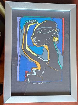 Boris Jirků - Portrét, serigrafie