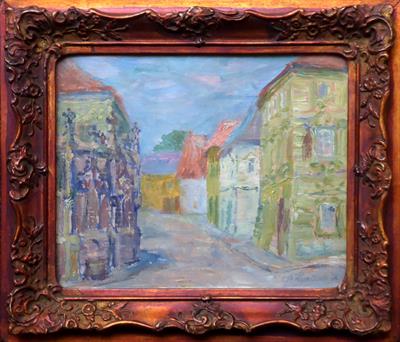 Marie Hlobilová Mrkvičková - Ulička v Kutné Hoře