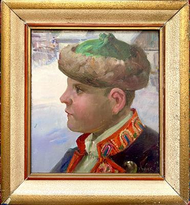 Jan Šebek : Portrét hocha v zimním kroji