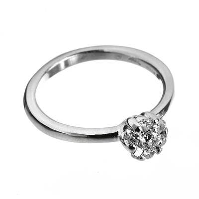 Zlatý prsten s brilianty