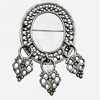 Stříbrná designová brož - Kalevala Koru