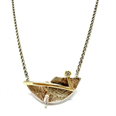 Originální stříbrný náhrdelník