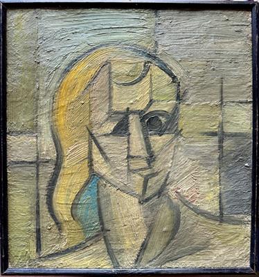 Neznámý autor: Kubistická hlava dívky