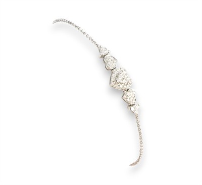 Zlatý náramek s diamanty