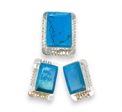 Stříbrná souprava s tyrkysem