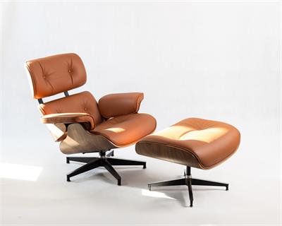 KŘESLO EAMES LOUNGE CHAIR AND OTTOMAN ,,HERMAN MILLER,,