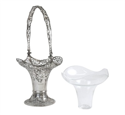 Anglický stříbrný košík  Mappin & Webb