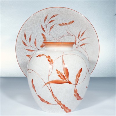 Fritz von Stockmayer (1877-1940)  Váza a mísa Rosenthal