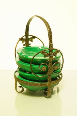 Souprava jade misek,  Arthur Pleva pro C. Schlevogt - INGRID