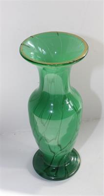 Vázička  Malachitglas