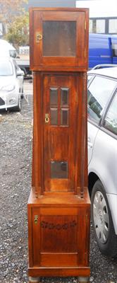 Secesní skříň na pendlovky, v. 185 cm