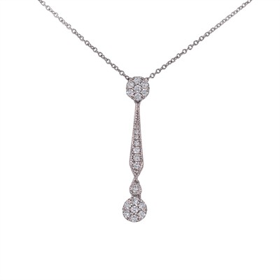 Zlatý náhrdelník s přírodními diamanty