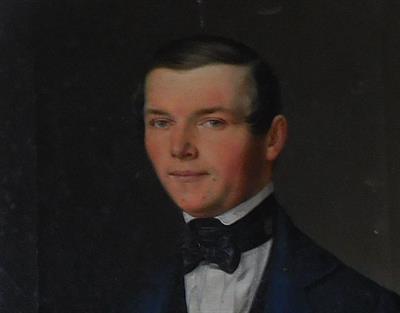 ALOIS ŠPULÁK - PORTRÉT MUŽE, kolem 1850