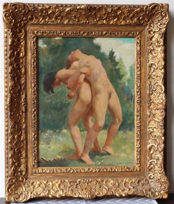 Hugo Boettinger - Váhy - Olej