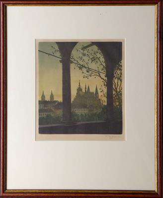 Tavík František Šimon - Hradčany z Belvederu