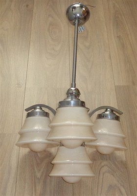 Funkcionalistický lustr /art deco lustr/