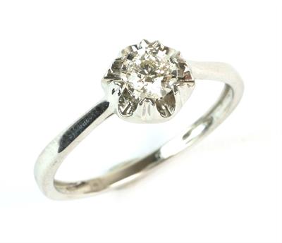 Zlatý prsten s diamantem