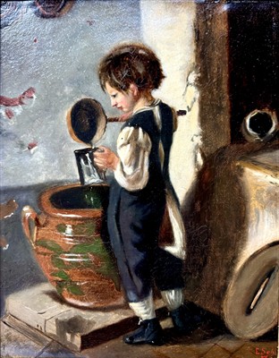 Eduard Schönbeck: Hoch nabírající vodu (1871)