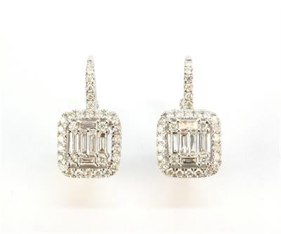 Zlaté náušnice s brilianty 0,93 ct