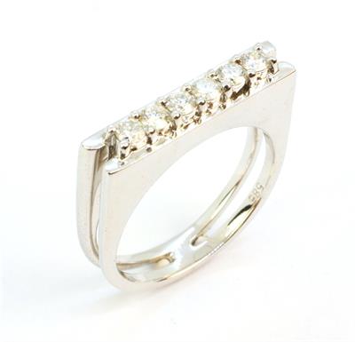 Zlatý prsten s brilianty 0,33ct