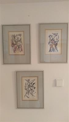 Oberthor Karel - 3 x perokresby