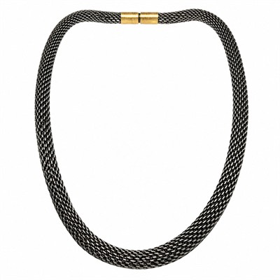 Designový stříbrný náhrdelník