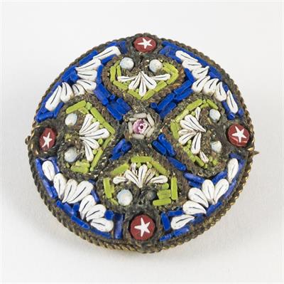 MILLEFIORI BROŽ, ITÁLIE MURANO